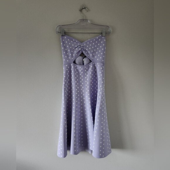 Ronny Kobo Collection Lavender Polka Dot Dress - Picture 6 of 8